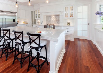 20mm Caesarstone Calacatta Nuvo Kitchen with Intricate Edge Detail