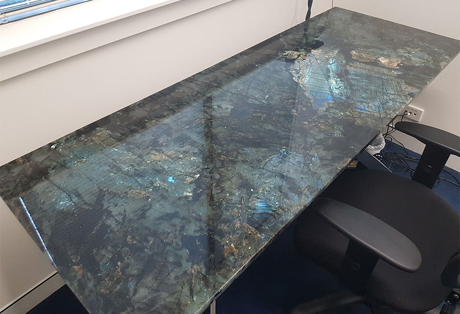 20mm Lemurian Blue Granite Granite Table by Brisbane Granite and Marble