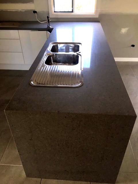 Caesarstone Oyster Kitchen Benchtop by Brisbane Granite & Marble