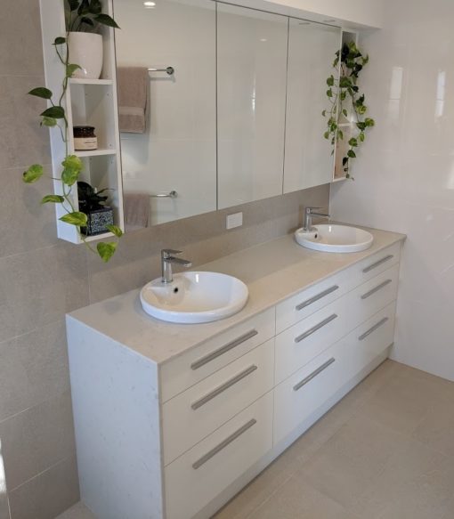 Caesarstone Vanity by Brisbane Granite & Marble