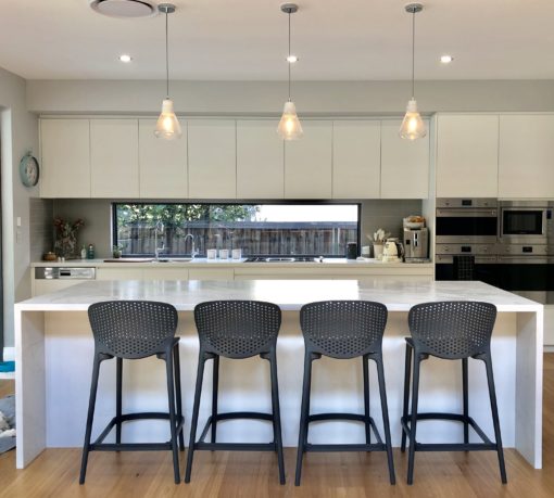 Waterfall Kitchen Benchtop by Brisbane Granite & Marble