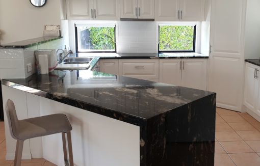 Black Forest Gold Kitchen by Brisbane Granite & Marble