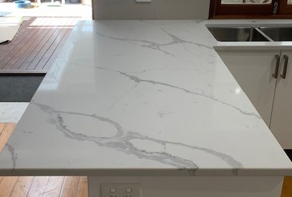 30mm Trendstone Cala Grigio Kitchen by Brisbane Granite & Marble