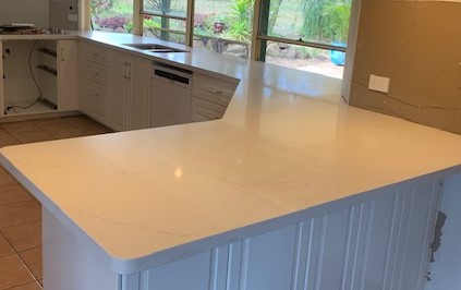 Trendstone Stat Quartz Kitchen Benchtop by Brisbane Granite & Marble