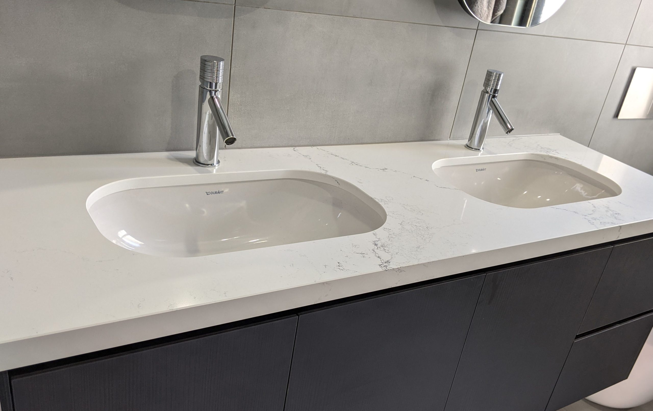 Caesarstone Empira White Vanity by Brisbane Granite & Marble