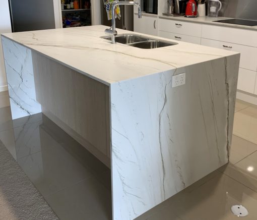 Mont Blanc Quartzite Kitchen Benchtops by Brisbane Granite & Marble