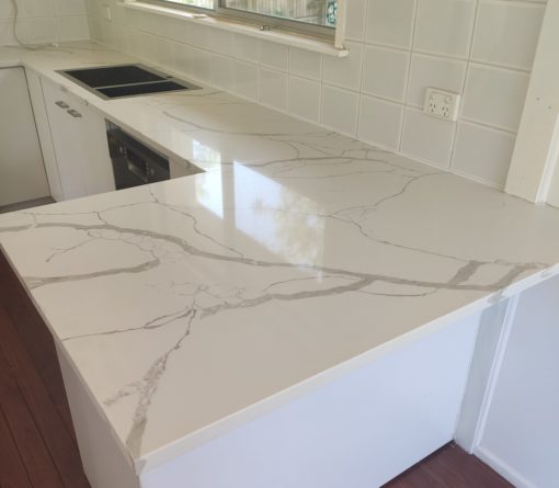 Trendstone Cala Quartz Kitchen benchtop by Brisbane Granite and Marble