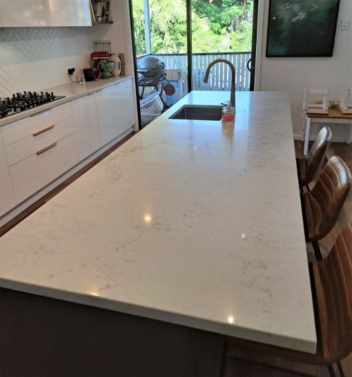 Caesarstone Noble Grey Kitchen Benchtops by Brisbane Granite and marble