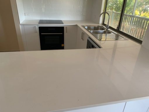 Stone Ambassador White Pearl Kitchen Benchtops by Brisbane Granite & Marble