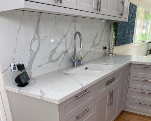 Trendstone Cala Grigio Kitchen Bench by Brisbane Granite & Marble