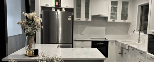 30mm Trendstone Cala Grigio Kitchen Benchtops by Brisbane Granite & Marble