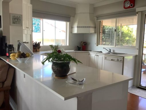 20mm Trendstone Lilly White Kitchen by Brisbane Granite & Marble