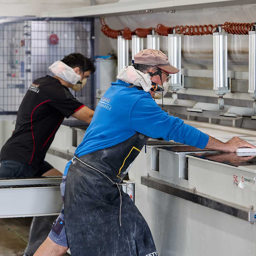 The team at work at Brisbane Granite and Marble The team at work at Brisbane Granite and Marble