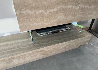 Project 11 – Travertine Fireplace